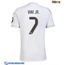 Fotballdrakt Herre Real Madrid Vinicius Junior #7 Hjemmedrakt 2025-26 Kortermet